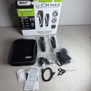 Wahl Home Products Li-Ion Max Rechargeable Cordless Clipper Haircutting Kit
